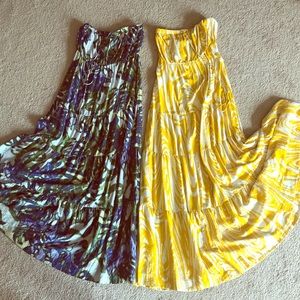 SOLD 2 Strapless dresses